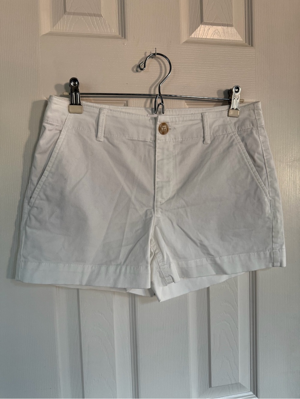 Loft the Monroe 4 short Classic Women's White Cotton Casual Shorts 2P preppy